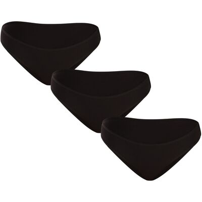 3PACK chiloți damă Nedeto negri (3NK01) S 3PACK chiloți damă Nedeto negri (3NK01) S
