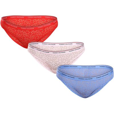 3PACK chiloți damă Tommy Hilfiger multicolori (UW0UW04897 0WR) S 3PACK chiloți damă Tommy Hilfiger multicolori (UW0UW04897 0WR) S