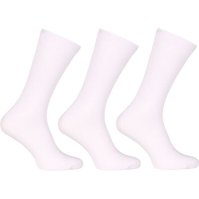 3PACK șosete Nedeto mare bambus alb (3PBV02) L 3PACK șosete Nedeto mare bambus alb (3PBV02) L