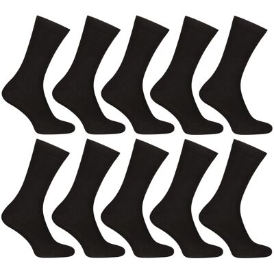 10PACK șosete Nedeto înalte bambus negre (10PBV01) M 10PACK șosete Nedeto înalte bambus negre (10PBV01) M