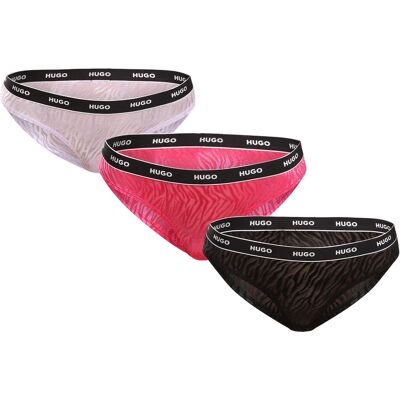 3PACK chiloți damă HUGO multicolori (50523826 960) XXL 3PACK chiloți damă HUGO multicolori (50523826 960) XXL