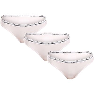 3PACK chiloți damă Calvin Klein albi (QD5207E-100) M 3PACK chiloți damă Calvin Klein albi (QD5207E-100) M