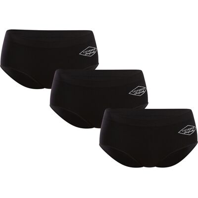 3PACK chiloți damă Lee Cooper negri (PO41174) M 3PACK chiloți damă Lee Cooper negri (PO41174) M