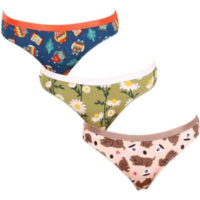 3PACK chiloți damă veseli Dedoles (GMFB22357) M 3PACK chiloți damă veseli Dedoles (GMFB22357) M