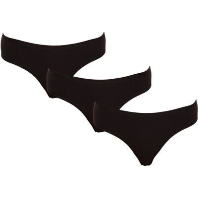 3PACK chiloți damă Nedeto negri (3NK001) S 3PACK chiloți damă Nedeto negri (3NK001) S