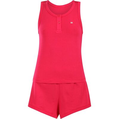Pijama damă Tommy Hilfiger roz (UW0UW05890 TLI) S Pijama damă Tommy Hilfiger roz (UW0UW05890 TLI) S