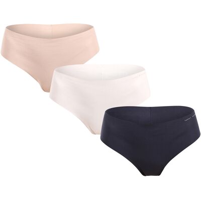 3PACK tanga pentru femei Tommy Hilfiger fără cusur multicolor (UW0UW05969 0V1) S 3PACK tanga pentru femei Tommy Hilfiger fără cusur multicolor (UW0UW05969 0V1) S