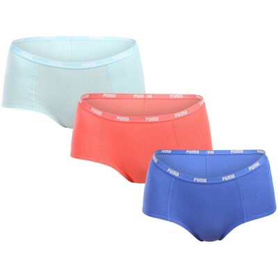 3PACK chiloți damă Puma multicolori (503006001 008) S 3PACK chiloți damă Puma multicolori (503006001 008) S