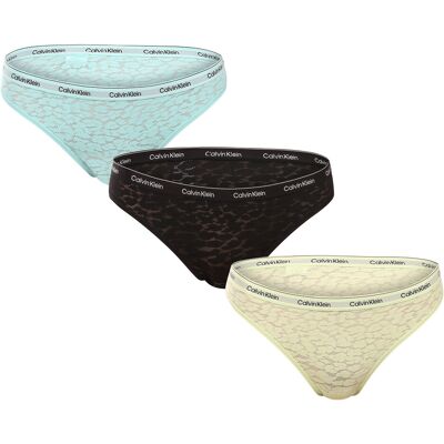 3PACK chiloți damă Calvin Klein multicolori (QD5069E-W5S) S 3PACK chiloți damă Calvin Klein multicolori (QD5069E-W5S) S