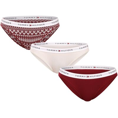3PACK chiloți damă Tommy Hilfiger multicolori (UW0UW06133 0WX) M 3PACK chiloți damă Tommy Hilfiger multicolori (UW0UW06133 0WX) M
