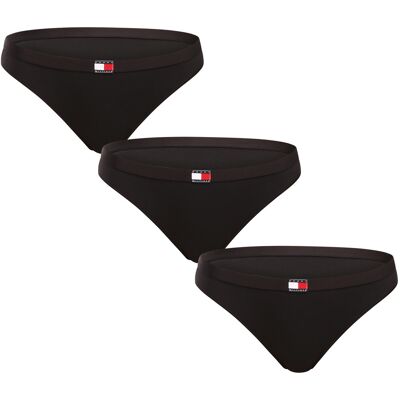 3PACK chiloți damă Tommy Hilfiger negri (UW0UW06141 0XK) XS 3PACK chiloți damă Tommy Hilfiger negri (UW0UW06141 0XK) XS