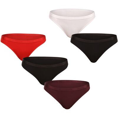 5PACK chiloți damă Calvin Klein multicolori (QD5360-31Y) XL 5PACK chiloți damă Calvin Klein multicolori (QD5360-31Y) XL