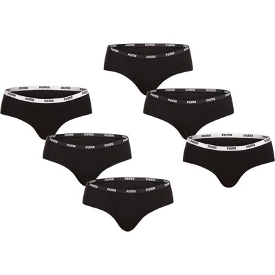 6PACK chiloți damă Puma negri (701218976 001) S 6PACK chiloți damă Puma negri (701218976 001) S