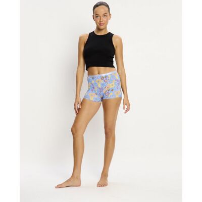 Chiloți menstruali Modibodi Classic Boyshort Moderate Happy Daisy Blue (MKMCBMHDB) L Chiloți menstruali Modibodi Classic Boyshort Moderate Happy Daisy Blue (MKMCBMHDB) L