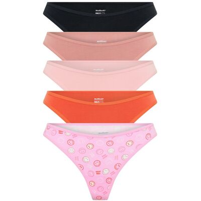5PACK tanga menstruale Modibodi Happy Place Multi (5MTMHPM) L 5PACK tanga menstruale Modibodi Happy Place Multi (5MTMHPM) L