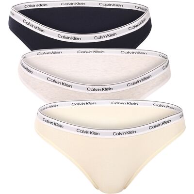 3PACK chiloți damă Calvin Klein multicolori (QD5207-TC8) M 3PACK chiloți damă Calvin Klein multicolori (QD5207-TC8) M