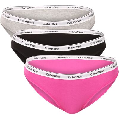 3PACK chiloți damă Calvin Klein multicolori (QD5207-FQN) M 3PACK chiloți damă Calvin Klein multicolori (QD5207-FQN) M