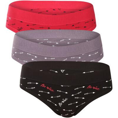 3PACK chiloți de femeiAndrie Ziua Îndrăgostiților multicoloră (PS 1098) S 3PACK chiloți de femeiAndrie Ziua Îndrăgostiților multicoloră (PS 1098) S
