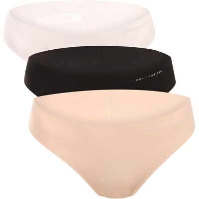 3PACK chiloți brazilieni pentru femei Tommy Hilfiger multicolor fără cusături (UW0UW06341 0RS) M 3PACK chiloți brazilieni pentru femei Tommy Hilfiger multicolor fără cusături (UW0UW06341 0RS) M