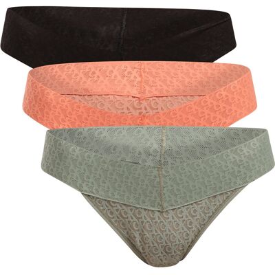 3PACK chiloți damă Calvin Klein multicolori (QD5305-FCN) L 3PACK chiloți damă Calvin Klein multicolori (QD5305-FCN) L