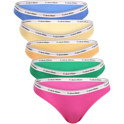 5PACK chiloți damă Calvin Klein multicolori (QD5208E-4WI) M 5PACK chiloți damă Calvin Klein multicolori (QD5208E-4WI) M