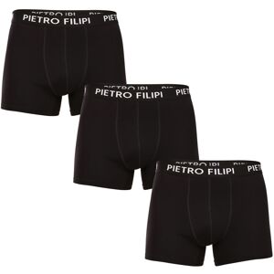 3PACK boxeri bărbați Pietro Filipi negri (3BCL002) XL 3PACK boxeri bărbați Pietro Filipi negri (3BCL002) XL