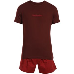 Pijamale pentru bărbați Tommy Hilfiger cu papuci multicolore în cutie cadou (UM0UM02989 0VB) M Pijamale pentru bărbați Tommy Hilfiger cu papuci multicolore în cutie cadou (UM0UM02989 0VB) M