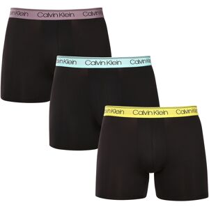 3PACK boxeri bărbați Calvin Klein negri (NB2570A-VT5) M 3PACK boxeri bărbați Calvin Klein negri (NB2570A-VT5) M