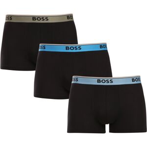 3PACK boxeri bărbați BOSS negri (50531684 983) M 3PACK boxeri bărbați BOSS negri (50531684 983) M