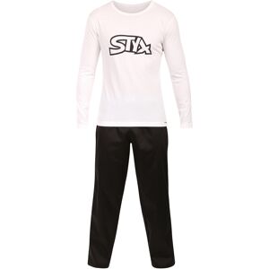 Pijamale pentru bărbațiStyx alb-negru (PDP1061) XXL Pijamale pentru bărbațiStyx alb-negru (PDP1061) XXL