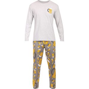 Pijama bărbați Lonka multicoloră (Lopping pivo/tisk melé) XL Pijama bărbați Lonka multicoloră (Lopping pivo/tisk melé) XL