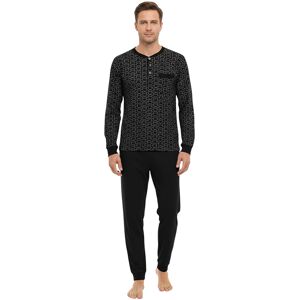 Pijama bărbați Gianvaglia multicoloră (2501/black) M Pijama bărbați Gianvaglia multicoloră (2501/black) M