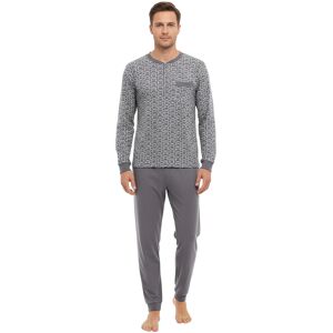 Pijama bărbați Gianvaglia multicoloră (2501/grey) 3XL Pijama bărbați Gianvaglia multicoloră (2501/grey) 3XL