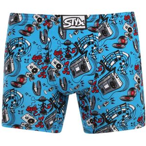 Boxeri pentru bărbați Styx long art cu elastic clasic muzică (FN1558) M Boxeri pentru bărbați Styx long art cu elastic clasic muzică (FN1558) M