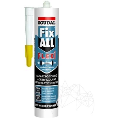 PIATRAONLINE Adeziv - Soudal Fix All Flexi, alb, 290 ml PIATRAONLINE Adeziv - Soudal Fix All Flexi, alb, 290 ml