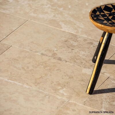 PIATRAONLINE Limestone Vratza Beige Polisata, 60 x 30 x 1.2 cm PIATRAONLINE Limestone Vratza Beige Polisata, 60 x 30 x 1.2 cm