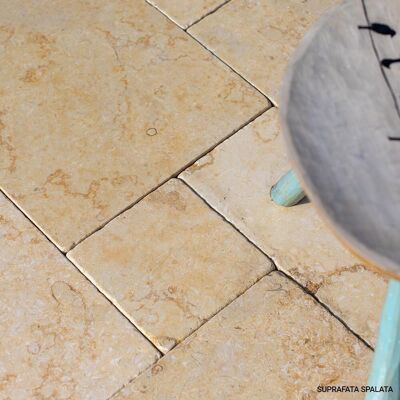 PIATRAONLINE Limestone Sunny Dream French Pattern Antichizat, 1.2 cm PIATRAONLINE Limestone Sunny Dream French Pattern Antichizat, 1.2 cm