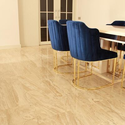 PIATRAONLINE Travertin Striato Beige Mat si Chituit, 61 x 30.5 x 1.2 cm PIATRAONLINE Travertin Striato Beige Mat si Chituit, 61 x 30.5 x 1.2 cm