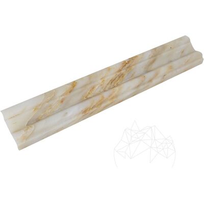 PIATRAONLINE Bagheta M17 Marmura Arabescato Oro, 4.8 x 30.5 cm PIATRAONLINE Bagheta M17 Marmura Arabescato Oro, 4.8 x 30.5 cm