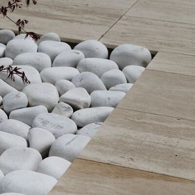 PIATRAONLINE Pebbles Marmura Alba Thassos, 6-10 cm Sac 20 kg PIATRAONLINE Pebbles Marmura Alba Thassos, 6-10 cm Sac 20 kg