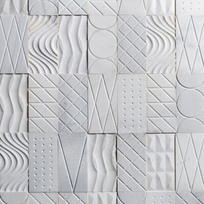 PIATRAONLINE Marmura New York Geometric Shapes, 15 x 30 cm PIATRAONLINE Marmura New York Geometric Shapes, 15 x 30 cm