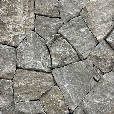 PIATRAONLINE Travertin Poligonal Rock Face Silver PIATRAONLINE Travertin Poligonal Rock Face Silver