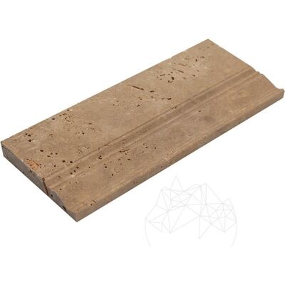 PIATRAONLINE Bagheta M10 Travertin Noche, 12.5 x 30.5 x 2 cm PIATRAONLINE Bagheta M10 Travertin Noche, 12.5 x 30.5 x 2 cm