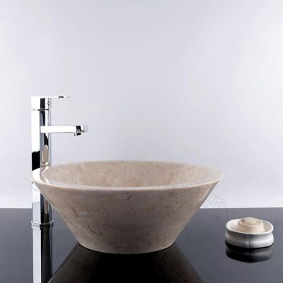 PIATRAONLINE Chiuveta Matia marmura Light Beige RS-8 PIATRAONLINE Chiuveta Matia marmura Light Beige RS-8