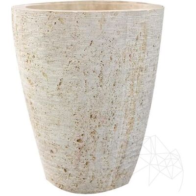 PIATRAONLINE Jardiniera Romano Travertin Classic Natur, 60 x 50 x 50 cm PIATRAONLINE Jardiniera Romano Travertin Classic Natur, 60 x 50 x 50 cm