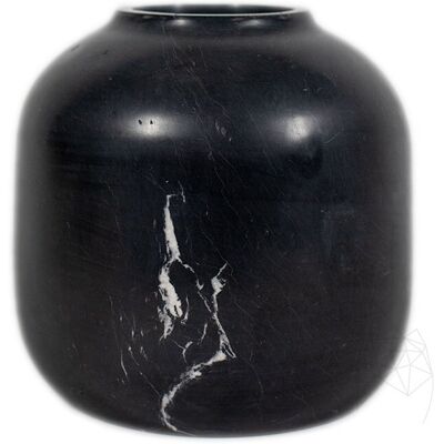 PIATRAONLINE Vaza Decorativa Autograph-Bari Marmura Nero, 20 x 19 cm PIATRAONLINE Vaza Decorativa Autograph-Bari Marmura Nero, 20 x 19 cm