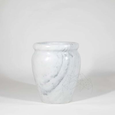 PIATRAONLINE Vaza Decorativa Autograph-Roma Marmura White, 30 x 25 x 25 cm PIATRAONLINE Vaza Decorativa Autograph-Roma Marmura White, 30 x 25 x 25 cm