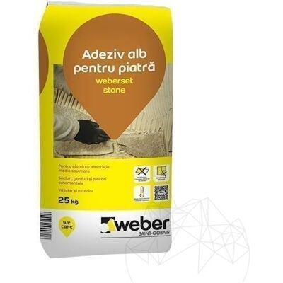 Adeziv piatra naturala - Weber Set.Stone, 25 kg Adeziv piatra naturala - Weber Set.Stone, 25 kg