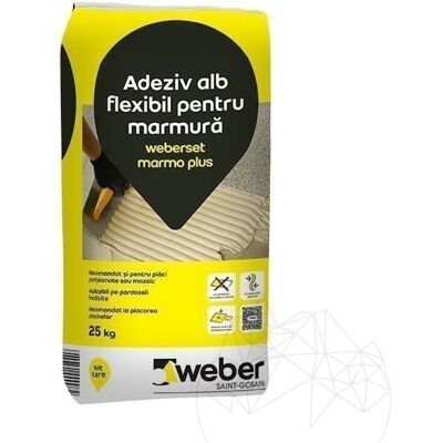 Adeziv Marmura si Granit - Weber Marmo Plus, 25 kg Adeziv Marmura si Granit - Weber Marmo Plus, 25 kg