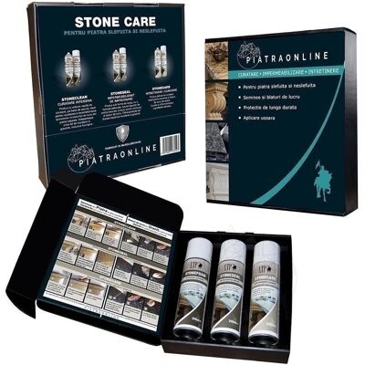 PIATRAONLINE LTP Stone Care Kit - Pachet complet pt. piatra naturala PIATRAONLINE LTP Stone Care Kit - Pachet complet pt. piatra naturala